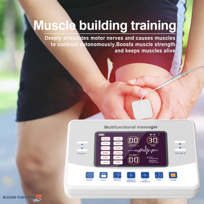 TENS EMS Electric Pulse Massager – 12 Modes, Muscle Stimulator for Pain Relief