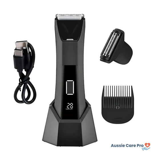 Waterproof Men’s Trimmer with Dual Blades – Precision Grooming for Every Area