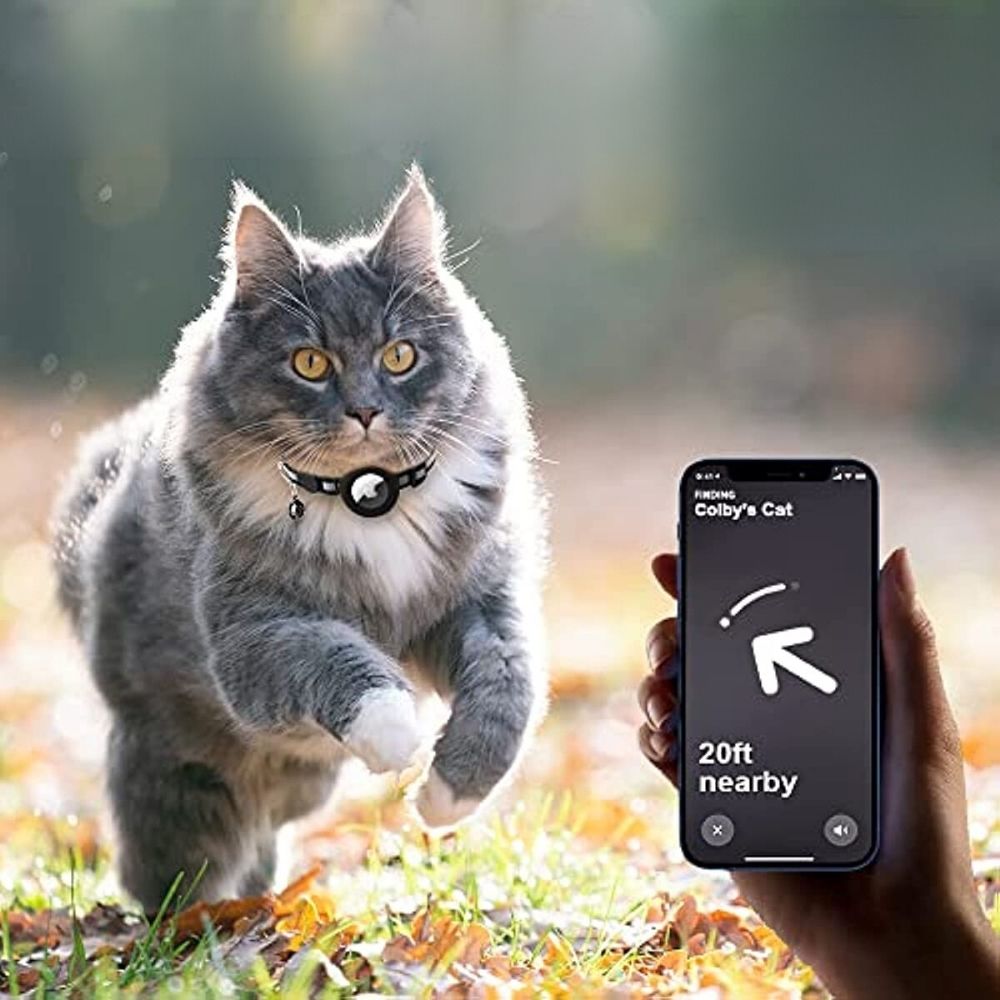 Milo Cat Collar with Safety Release – Reflective & AirTag Compatible