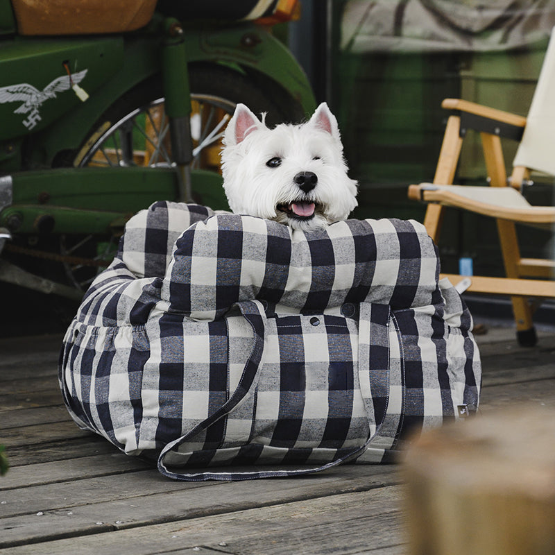 ComfyRide - Dog Car Seat Bed – Safe, Soft & Travel-Friendly Pet Carrier