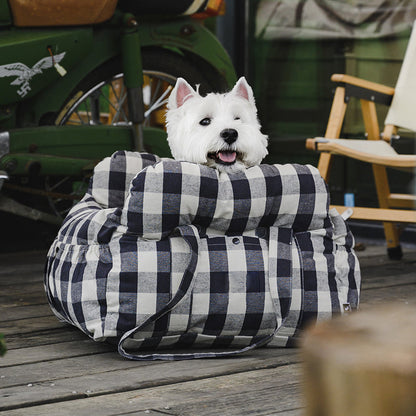 ComfyRide - Dog Car Seat Bed – Safe, Soft & Travel-Friendly Pet Carrier
