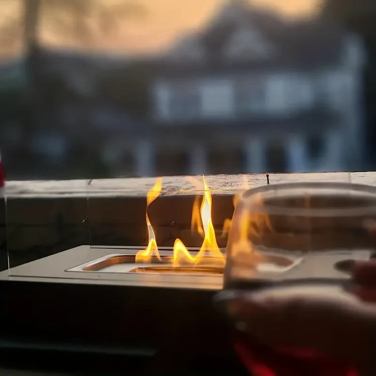 Tabletop Bio-Ethanol Fireplace – Indoor & Outdoor Smokeless Flame Heater