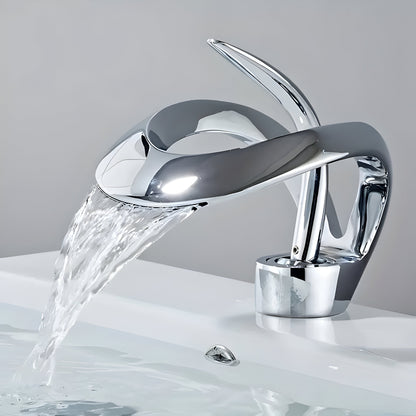 AquaGleam – Minimalist Bathroom Basin Tap