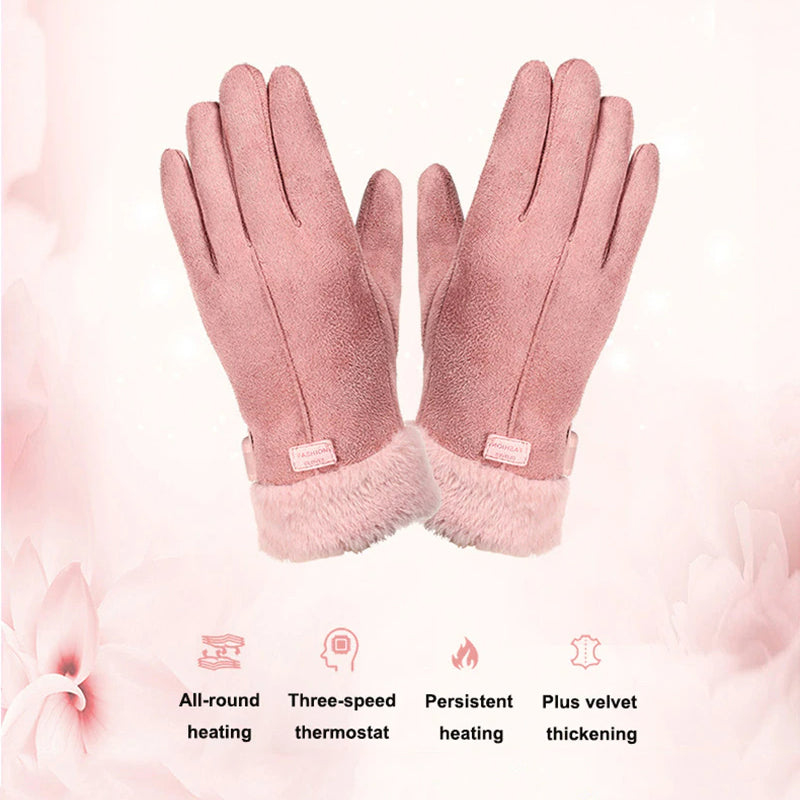 Rechargeable Heated Winter Gloves – 5000mAh Battery, Touchscreen Compatible