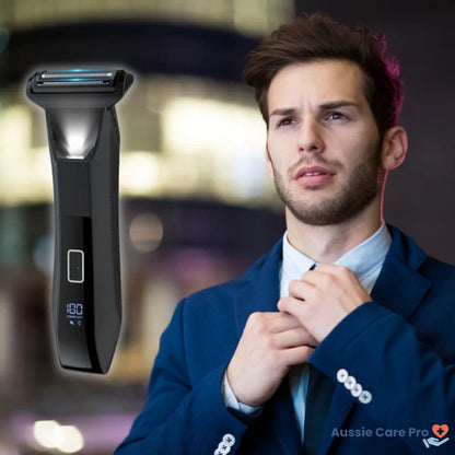 Waterproof Men’s Trimmer with Dual Blades – Precision Grooming for Every Area