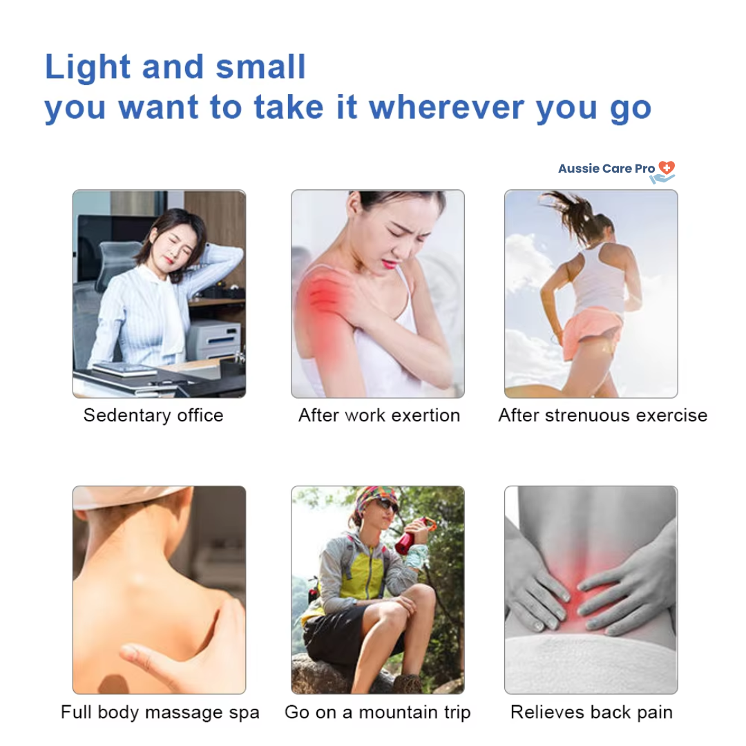 TENS EMS Electric Pulse Massager – 12 Modes, Muscle Stimulator for Pain Relief