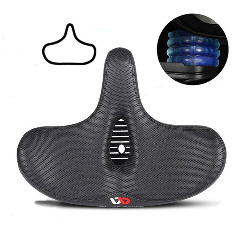 RideEase - Extra Wide & Breathable Comfortable Bike Saddle, Ergonomic Bicycle Seat