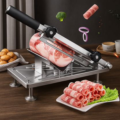 SlicePro – Stainless Steel Food Slicer for Home Use | Adjustable Thickness | Precision Cutting
