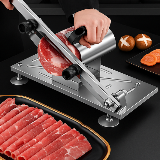 SlicePro – Stainless Steel Food Slicer for Home Use | Adjustable Thickness | Precision Cutting
