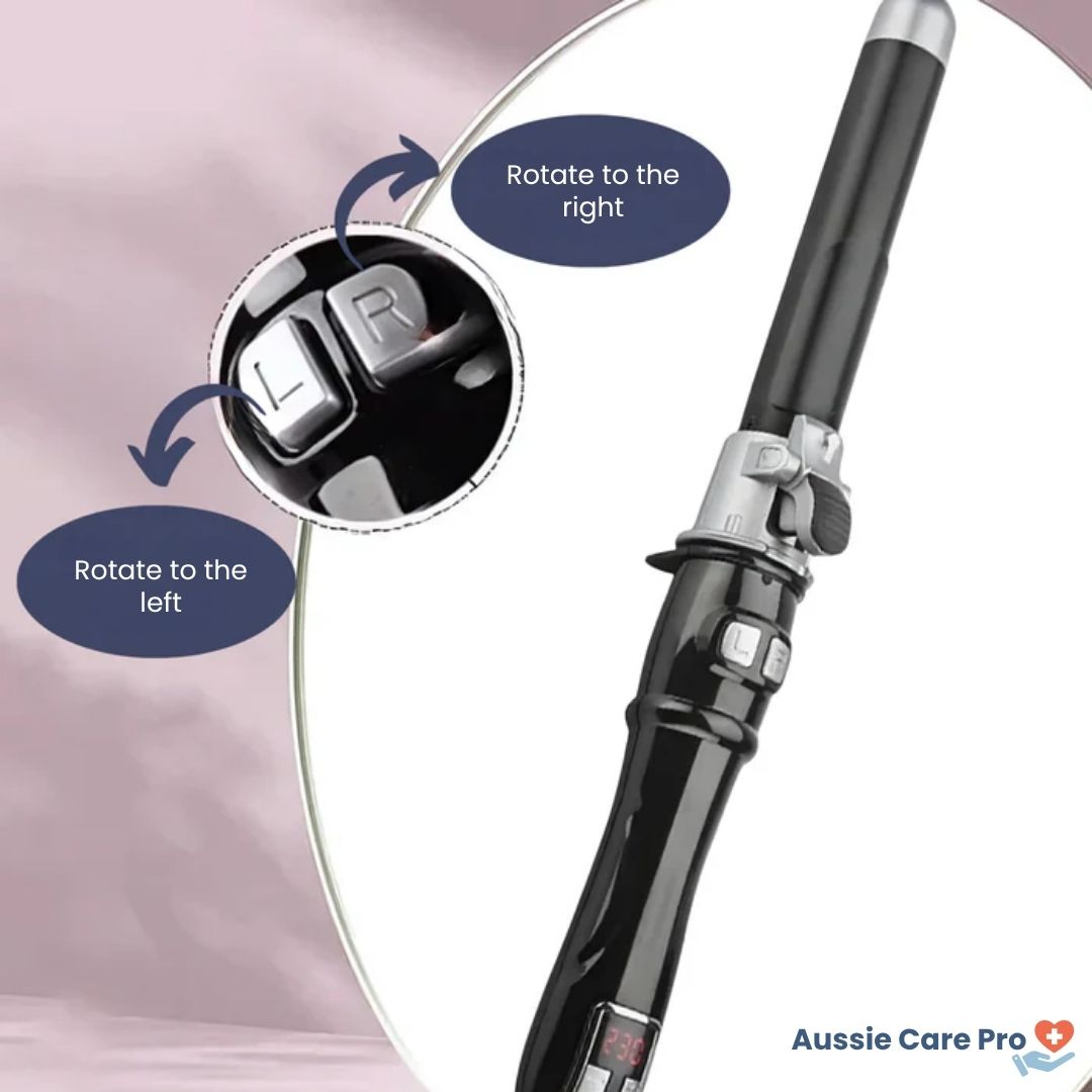 Automatic Rotating Ceramic Hair Curler – Effortless Styling with Heat Protection