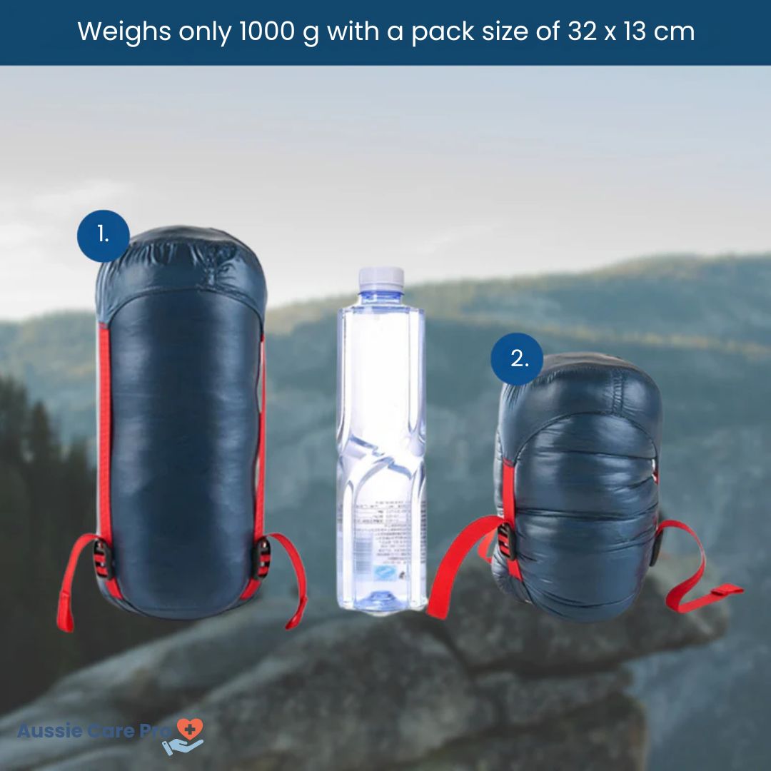 ThermoComfort Down Sleeping Bag – Warm & Lightweight