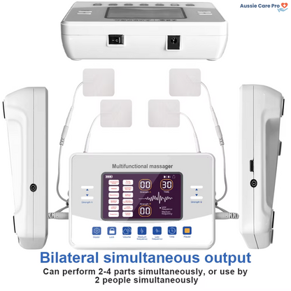 TENS EMS Electric Pulse Massager – 12 Modes, Muscle Stimulator for Pain Relief