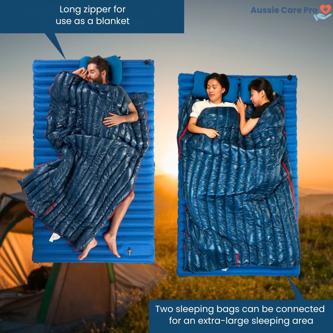 ThermoComfort Down Sleeping Bag – Warm & Lightweight