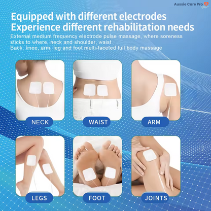 TENS EMS Electric Pulse Massager – 12 Modes, Muscle Stimulator for Pain Relief