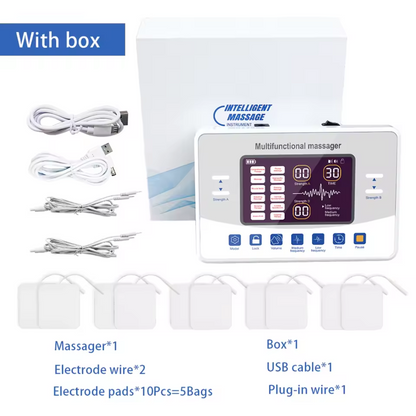TENS EMS Electric Pulse Massager – 12 Modes, Muscle Stimulator for Pain Relief