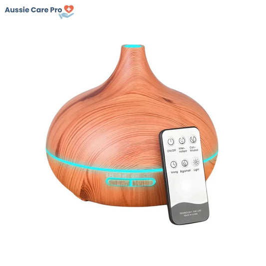 Ultrasonic Humidifier with Remote Control – 550ml Aroma Diffuser & Cool Mist Air Purifier
