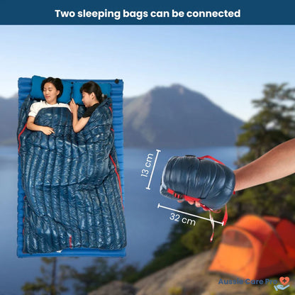 ThermoComfort Down Sleeping Bag – Warm & Lightweight