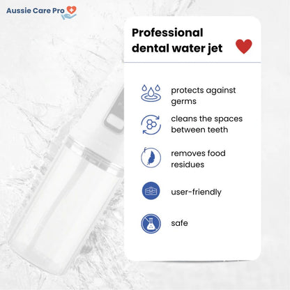 Cordless Dental Water Flosser – Portable Oral Irrigator