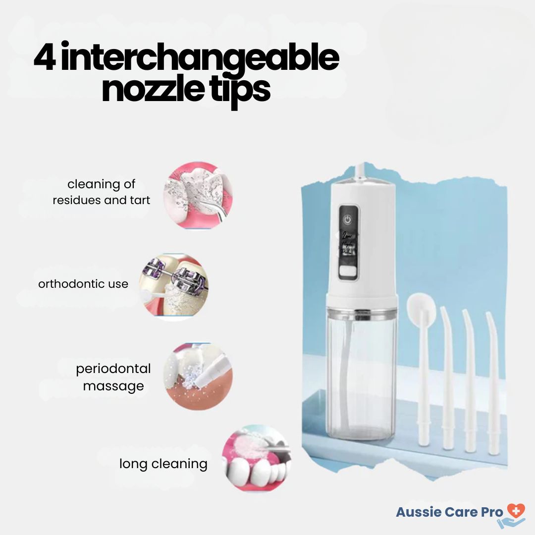 Cordless Dental Water Flosser – Portable Oral Irrigator