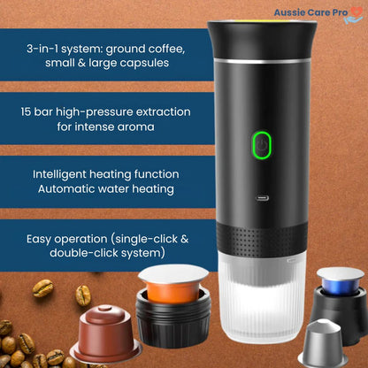 CoffeeGo Portable Espresso Maker – Fresh Coffee Anywhere