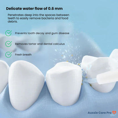 Cordless Dental Water Flosser – Portable Oral Irrigator