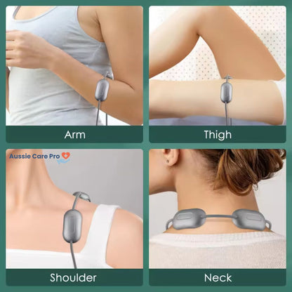 Smart Neck & Shoulder Massager with Heat – Cervical Spine Relief, Portable Wireless Therapy