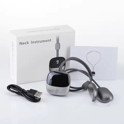 Smart Neck & Shoulder Massager with Heat – Cervical Spine Relief, Portable Wireless Therapy