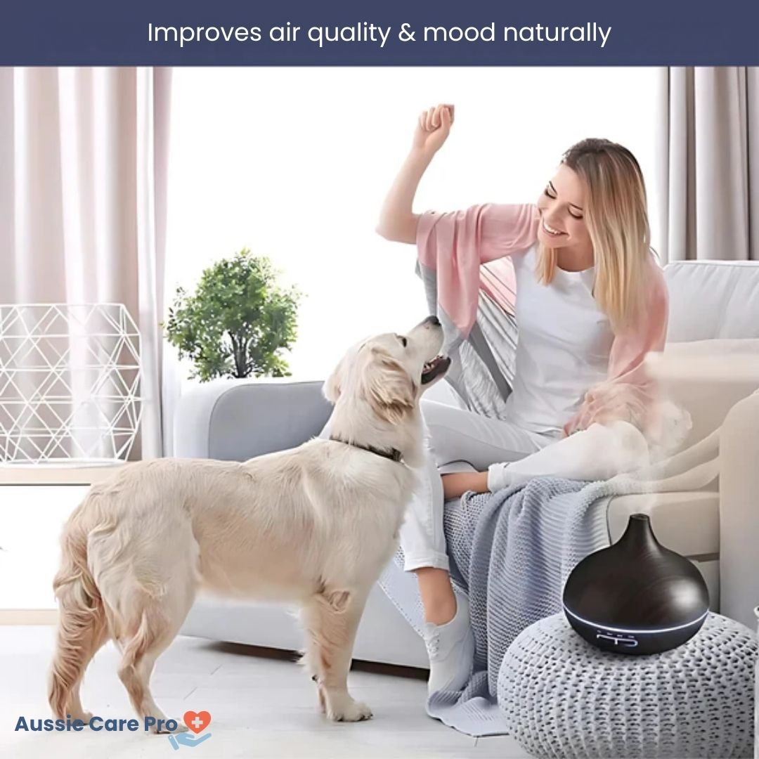 Ultrasonic Humidifier with Remote Control – 550ml Aroma Diffuser & Cool Mist Air Purifier