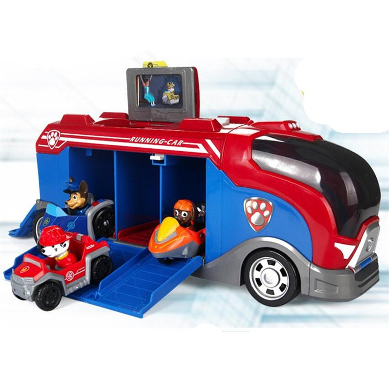 Paw Patrol Fun Toy Playset – Complete Rescue Team Action Figures with Vehicle