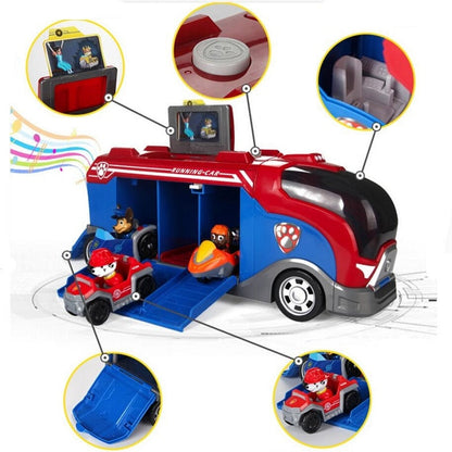 Paw Patrol Fun Toy Playset – Complete Rescue Team Action Figures with Vehicle