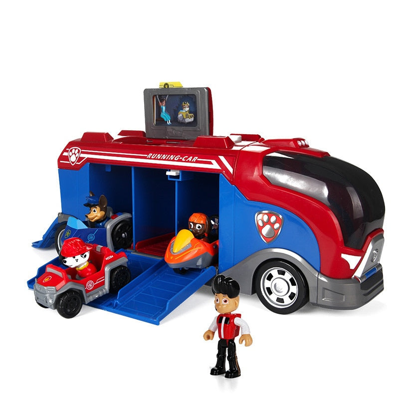 Paw Patrol Fun Toy Playset – Complete Rescue Team Action Figures with Vehicle