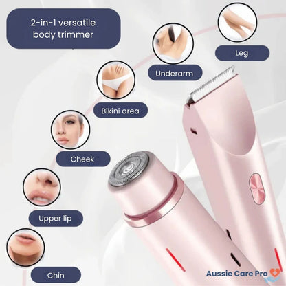 Mini Electric Shaver & Epilator for Women – Waterproof, Gentle & Portable Design