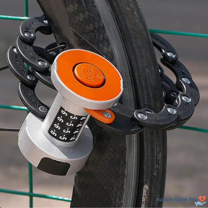 Smart Folding Bike Lock – Heavy Duty & Weatherproof