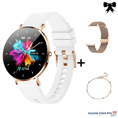 Smartwatch – Slim AMOLED Fitness & Health Tracker