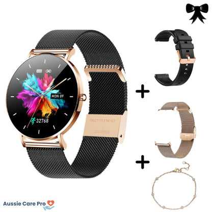 Smartwatch – Slim AMOLED Fitness & Health Tracker
