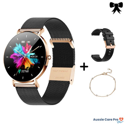 Smartwatch – Slim AMOLED Fitness & Health Tracker