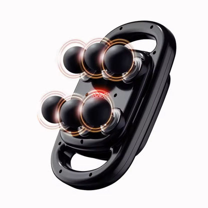 Deep Tissue Muscle Massage Gun – 6 Heads, 9 Speed Levels
