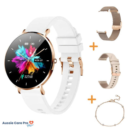 Smartwatch – Slim AMOLED Fitness & Health Tracker