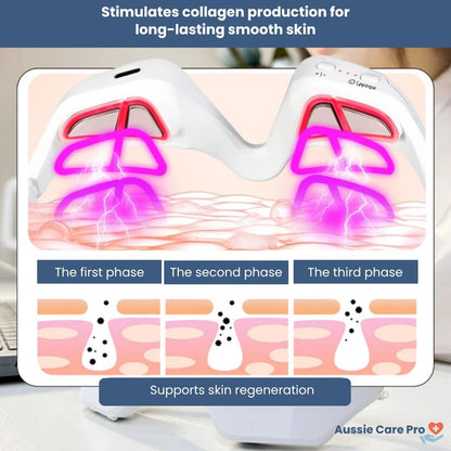 LuminaLift Red Light & EMS Eye Massager – 10 Min Daily Refresh for Fine Lines & Puffiness