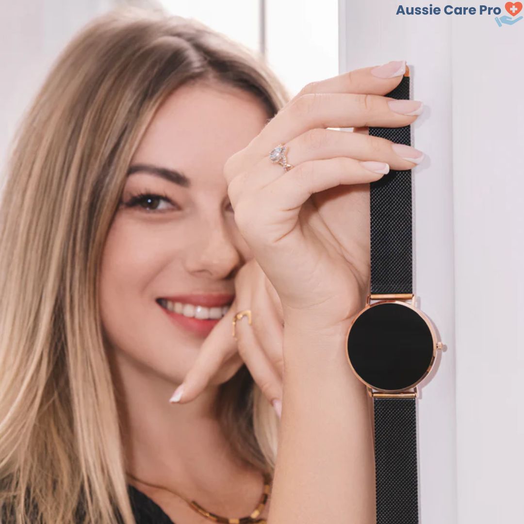 Smartwatch – Slim AMOLED Fitness & Health Tracker