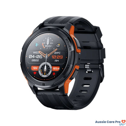 Tactical Smartwatch – Rugged Military-Grade with AMOLED Display