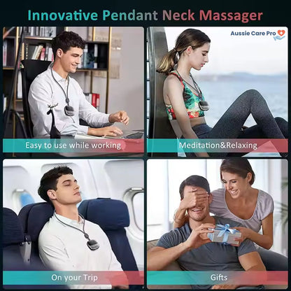 Smart Neck & Shoulder Massager with Heat – Cervical Spine Relief, Portable Wireless Therapy