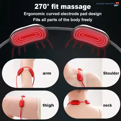 Smart Neck & Shoulder Massager with Heat – Cervical Spine Relief, Portable Wireless Therapy
