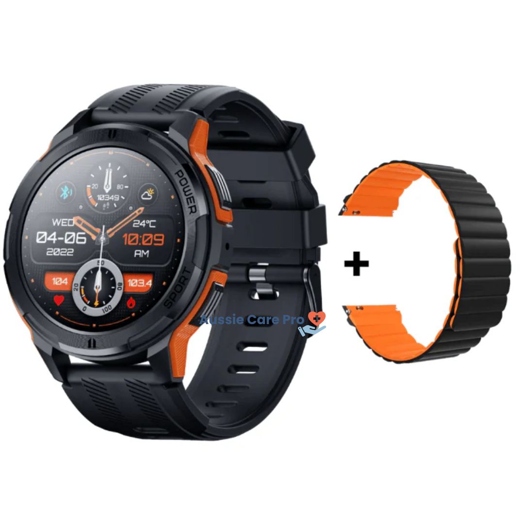 Tactical Smartwatch – Rugged Military-Grade with AMOLED Display
