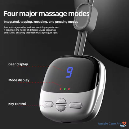 Smart Neck & Shoulder Massager with Heat – Cervical Spine Relief, Portable Wireless Therapy