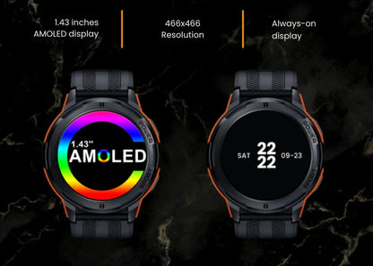 Tactical Smartwatch – Rugged Military-Grade with AMOLED Display