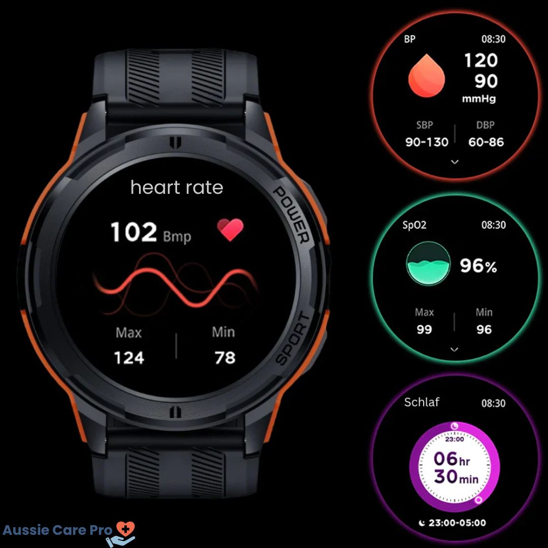 Tactical Smartwatch – Rugged Military-Grade with AMOLED Display