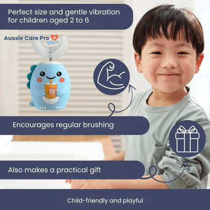 Kids 360° Smart Toothbrush – Gentle Sonic Cleaning for Children (Ages 2–6)