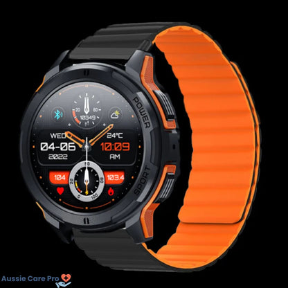 Tactical Smartwatch – Rugged Military-Grade with AMOLED Display