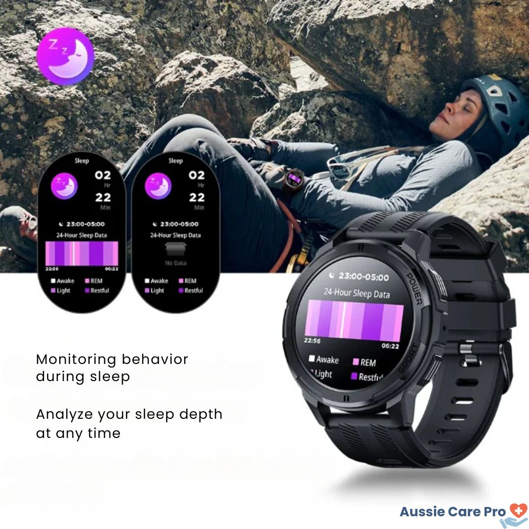 Tactical Smartwatch – Rugged Military-Grade with AMOLED Display